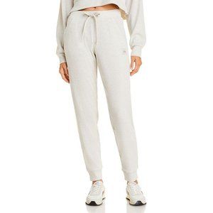 ALO Yoga Women’s Muse Rib-Knit Sweatpants Cream Size L Ribbed Jogger Pants